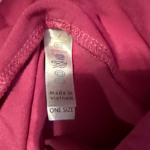LuLaRoe Hot Pink Leggings - Picture 2 of 3